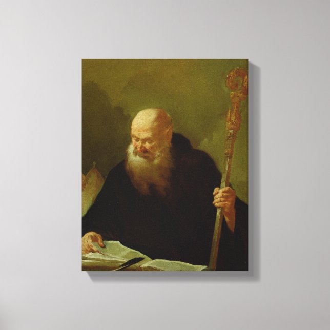 St. Benedict Canvas Print (Front)