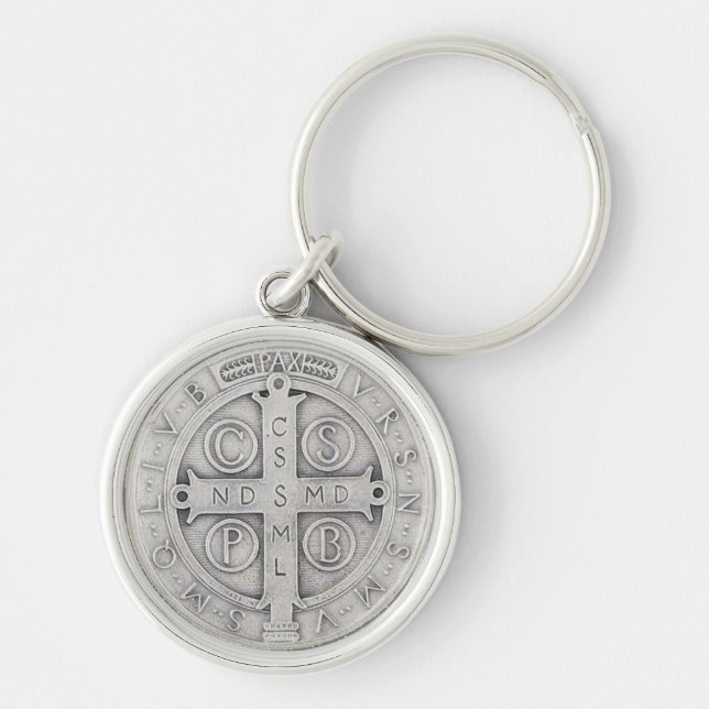 St Benedict Keychain (Front)