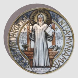 St Benedict Magnet (Back side)
