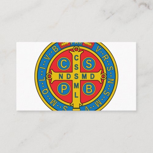 St Benedict Medal Business Card