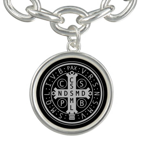 St Benedict Medal Charm Bracelet