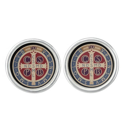 St. Benedict Medal Cufflinks St Benedict Medal Cufflinks