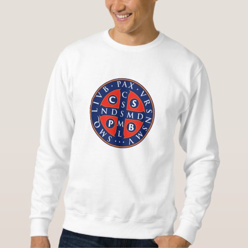 St Benedict Medal Design Sweatshirt