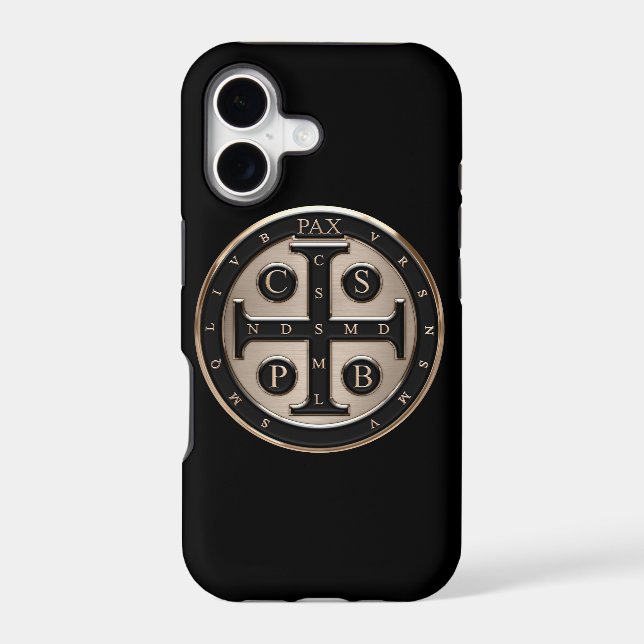 St. Benedict Medal Iphone Case (Back)