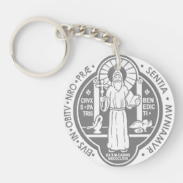 ST BENEDICT MEDAL KEYCHAIN (Front)