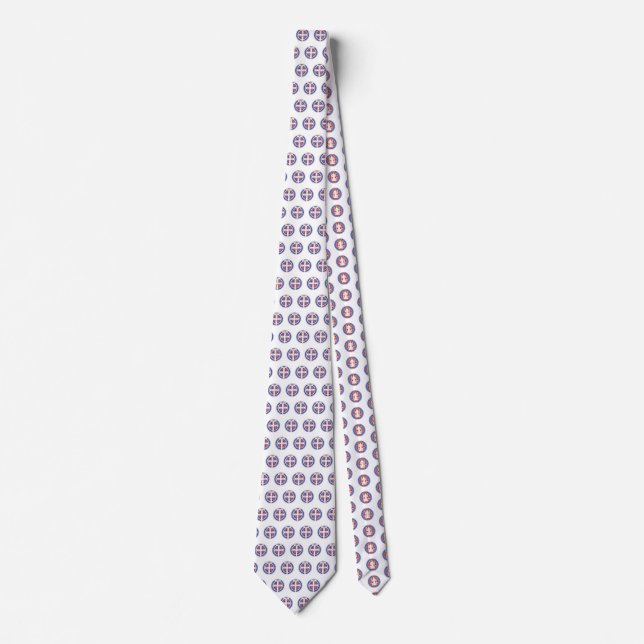 St. Benedict Medal Neck Tie (Front)
