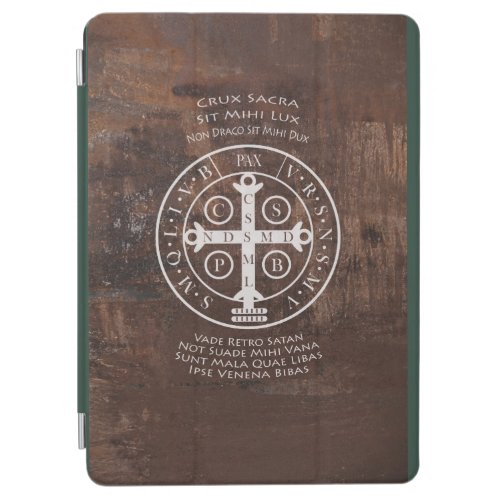 St Benedict Medal with Latin Prayer iPad Air Cover