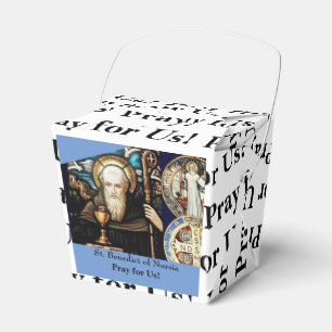 St. Benedict of Nursia Card Favor Boxes