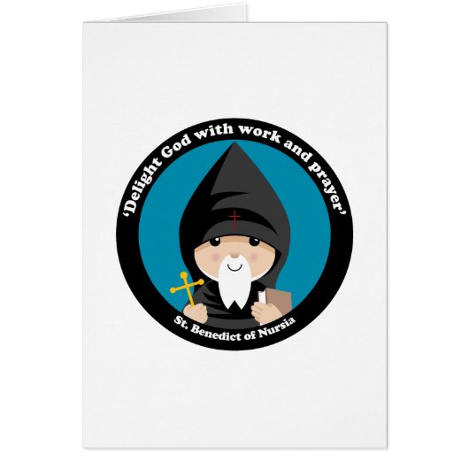 St Benedict of Nursia Cards (Front)