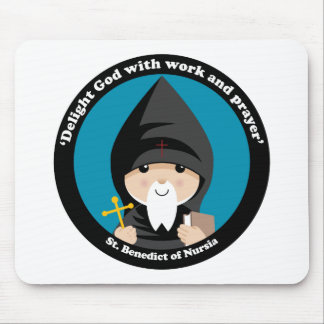 St Benedict of Nursia Mouse Pad