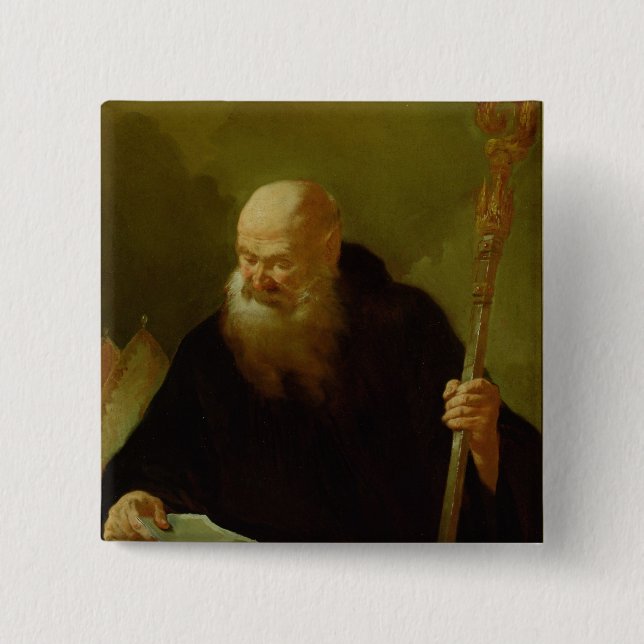 St. Benedict Pinback Button (Front)