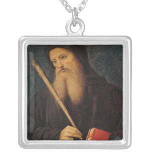 St. Benedict Silver Plated Necklace