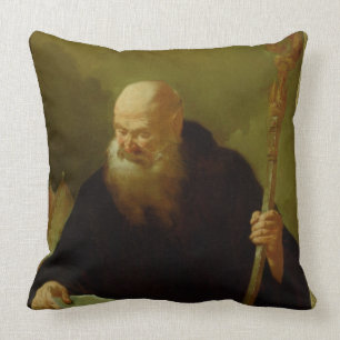 St. Benedict Throw Pillow