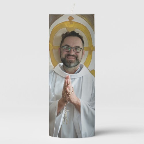 St Bentley of the Holy Mix Pillar Candle