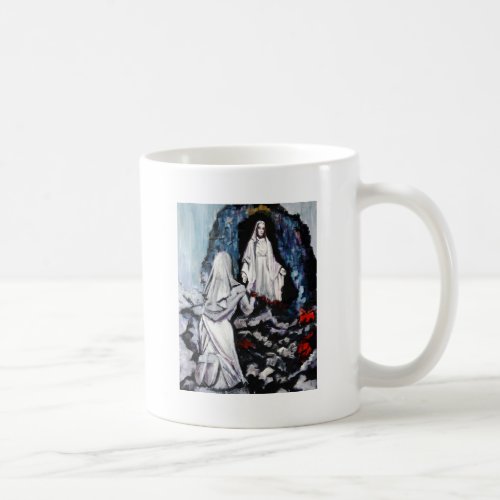 St Bernadette at the Grotto Coffee Mug