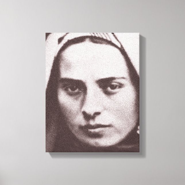 ST BERNADETTE CANVAS PRINT (Front)