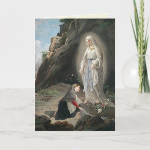 St Bernadette Catholic Religious Saint Nun Card