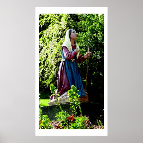St Bernadette Fine Art Photograph Poster