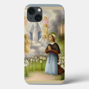 St. Bernadette Lourdes Catholic Blessed Virgin iPhone 13 Case