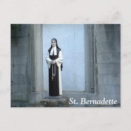 St Bernadette Postcard