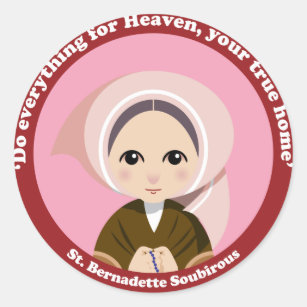 Image result for st bernadette clipart