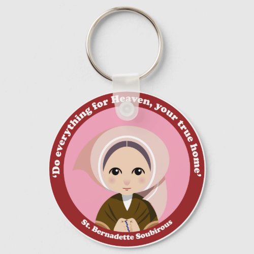 St Bernadette Soubirous Keychain