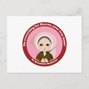 St. Bernadette Soubirous Postcard