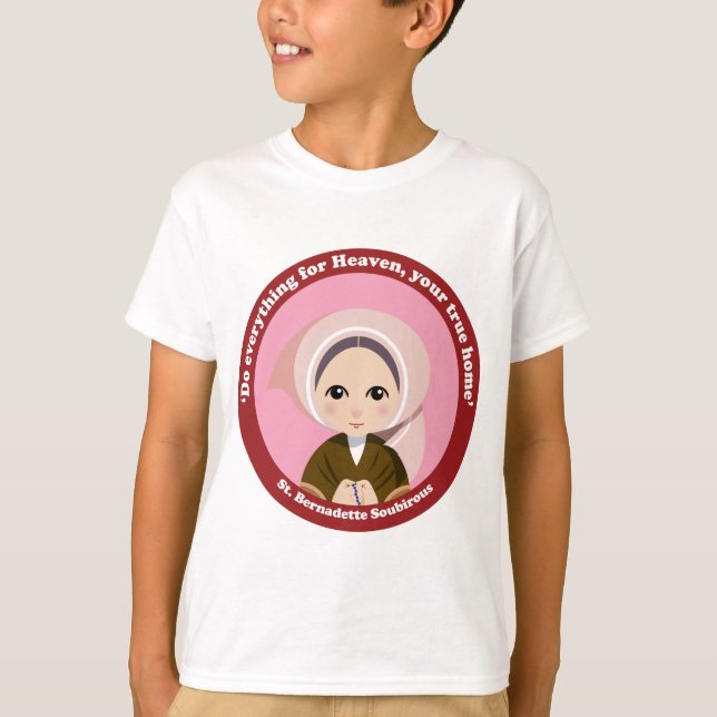 St. Bernadette Soubirous T-Shirt (Front)