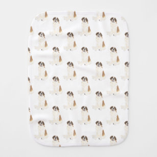 St. Bernard Baby Burp Cloth