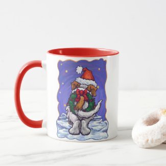 St. Bernard Christmas Mug