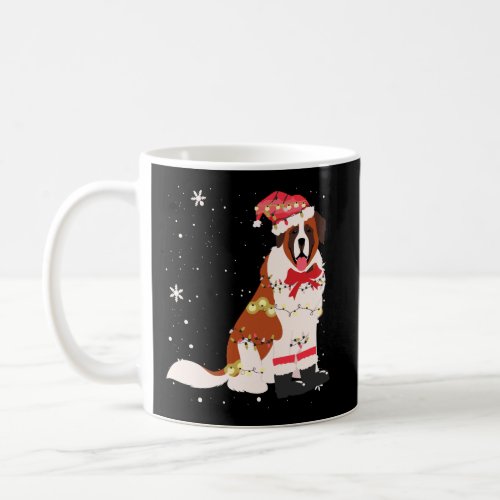 St Bernard Dog Christmas Tree Xmas Mom Dad Gifts Coffee Mug