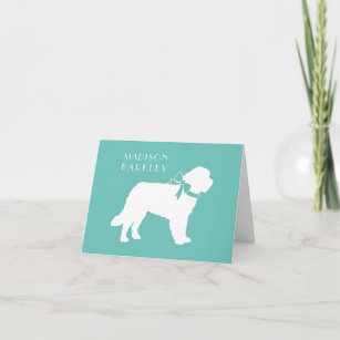 St. Bernard Dog Puppy Note Card