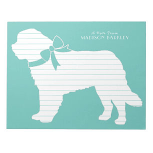 St. Bernard Dog Puppy Notepad
