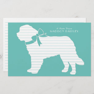 St. Bernard Dog Puppy Stationery