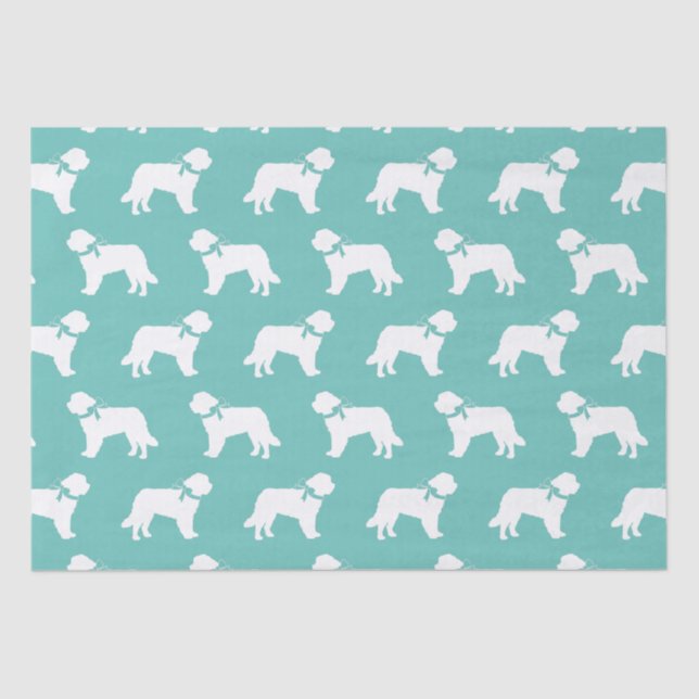 St. Bernard Dog Puppy Tissue Paper (Front)