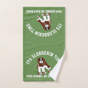 St. Bernard Drool Towel Your text and Colors