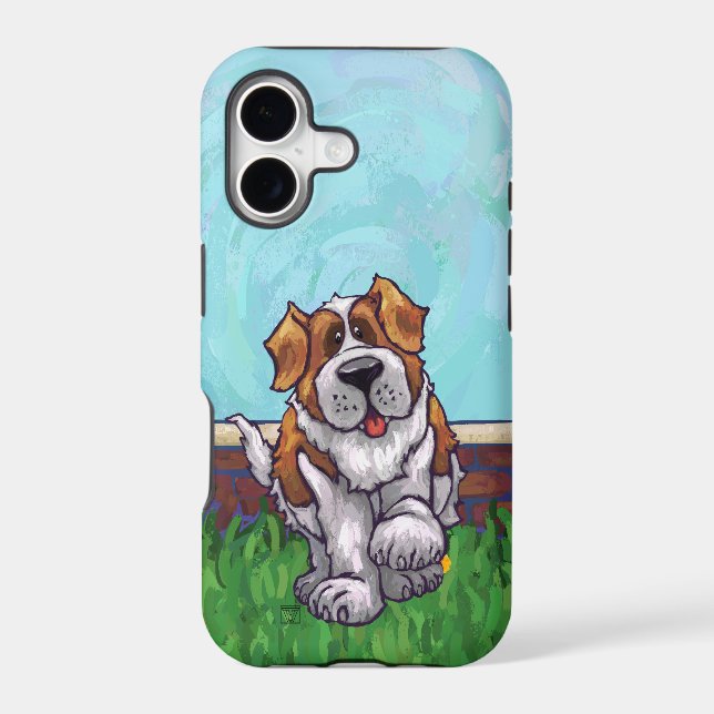 St. Bernard Electronics Iphone Case (Back)