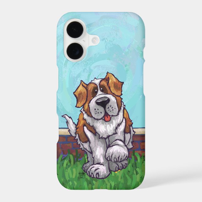 St. Bernard Electronics Iphone Case (Back)