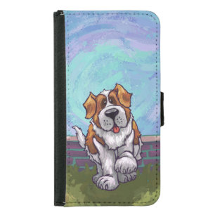 St. Bernard Electronics Wallet Phone Case For Samsung Galaxy S5