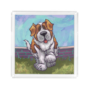 St. Bernard Gifts & Accessories Acrylic Tray