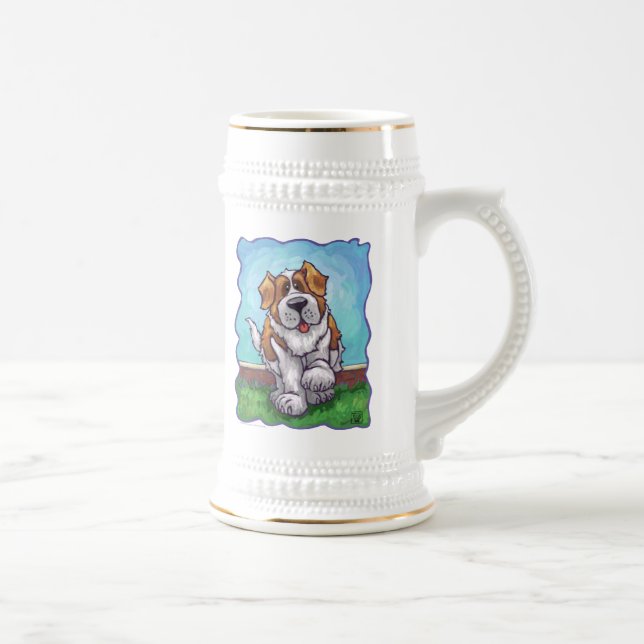 St. Bernard Gifts & Accessories Beer Stein (Right)