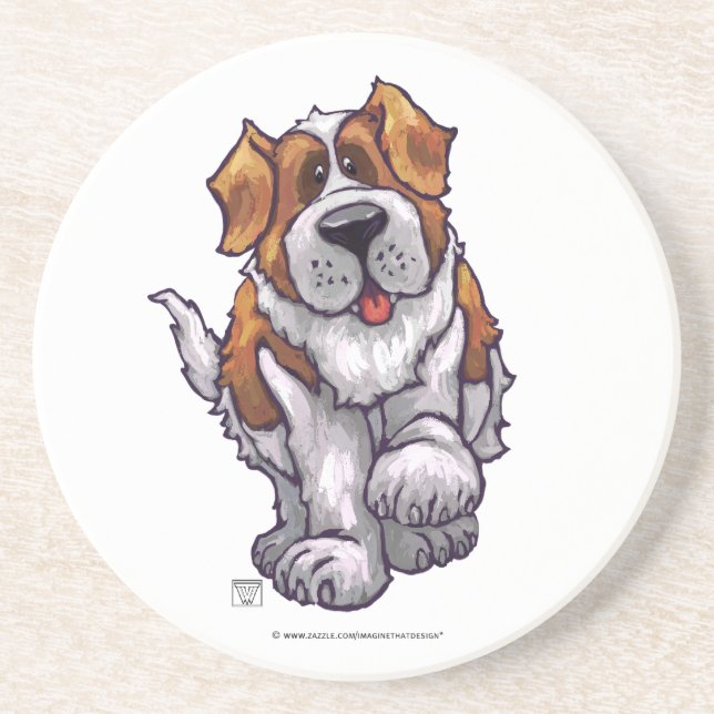 St. Bernard Gifts & Accessories Drink Coaster (Front)