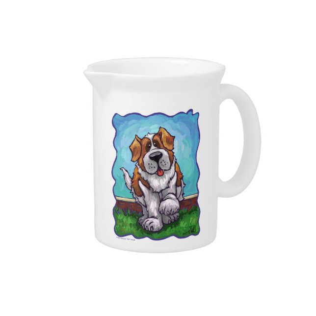 St. Bernard Gifts & Accessories Drink Pitcher (Right)