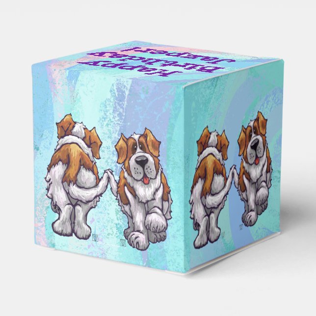 St. Bernard Gifts & Accessories Favor Boxes (Back Side)