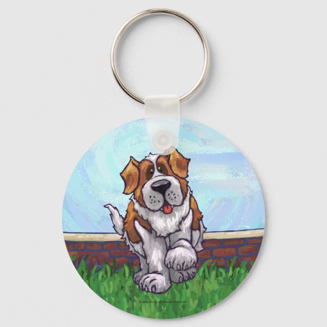 St. Bernard Gifts & Accessories Keychain (Front)