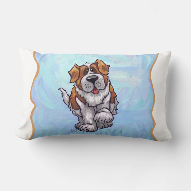 St. Bernard Gifts & Accessories Lumbar Pillow (Front)