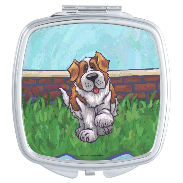 St. Bernard Gifts & Accessories Makeup Mirror (Front)