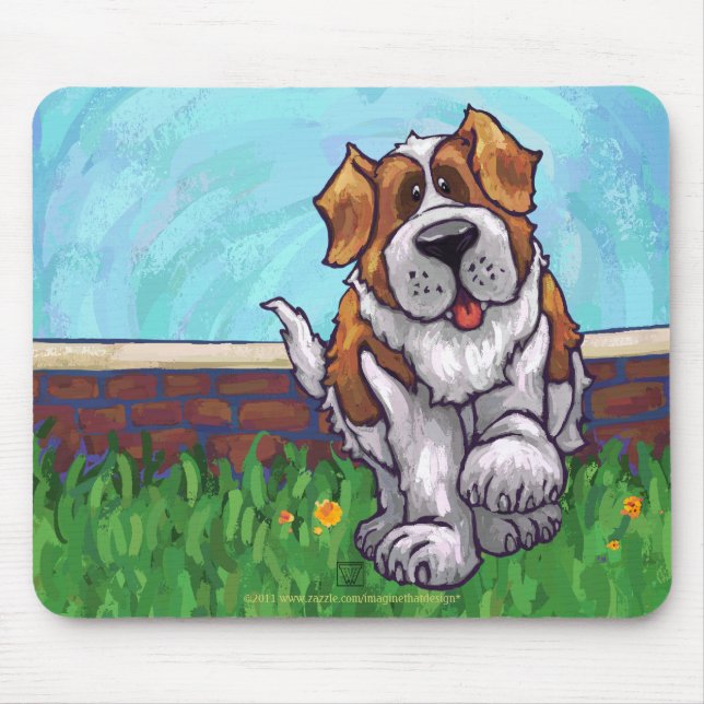 St. Bernard Gifts & Accessories Mouse Pad (Front)