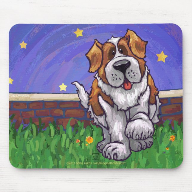 St. Bernard Gifts & Accessories Mouse Pad (Front)