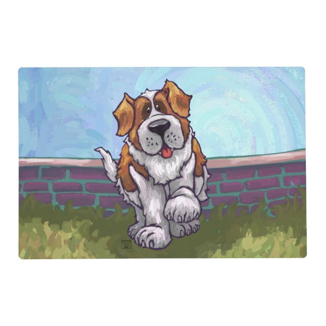 St. Bernard Gifts & Accessories Placemat (Front)